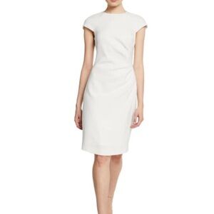 Elie Tahari Dress Elie Tahari Natalia Dress White Dress Ivory Dress Ruched